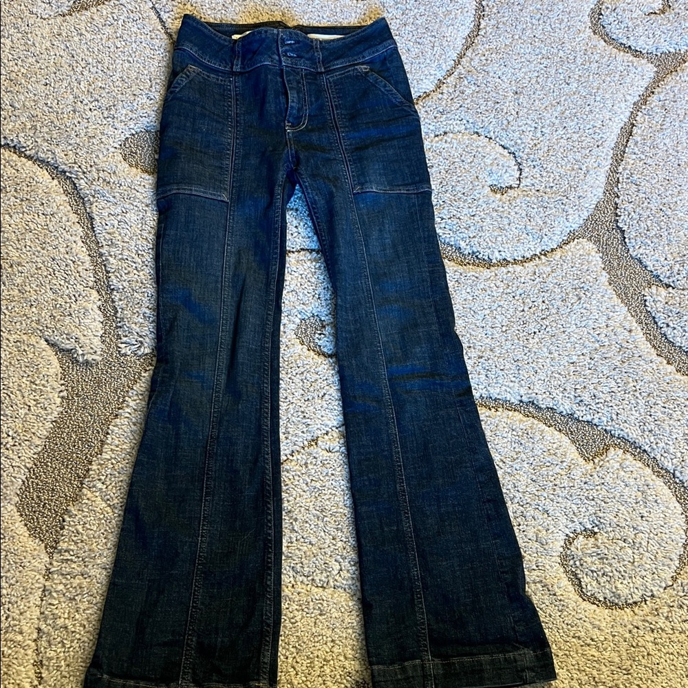 Pilcro and the Letterpress Dark Blue bootcut Jeans